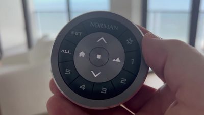 Norman remote controlling motorized shades